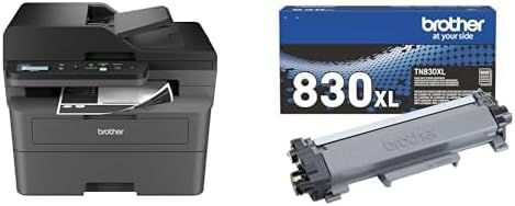 Brother DCP-L2640DW Wireless Compact Monochrome Multi-Function Laser Printer wi
