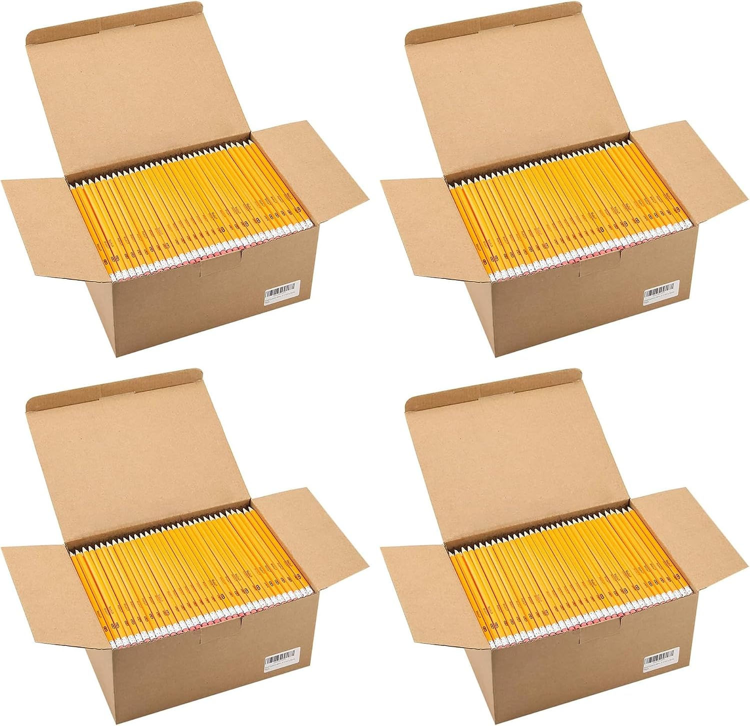 Madisi Wood-Cased #2 HB Pencils Bulk, 576 Count, Pre-sharpened