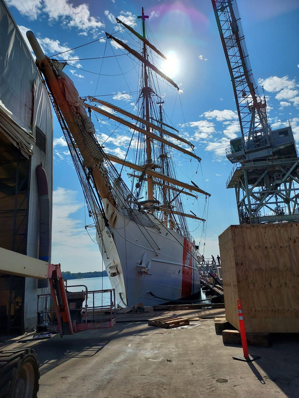 U.S. Coast Guard Tall Ship. Preserving the sailing fleet.