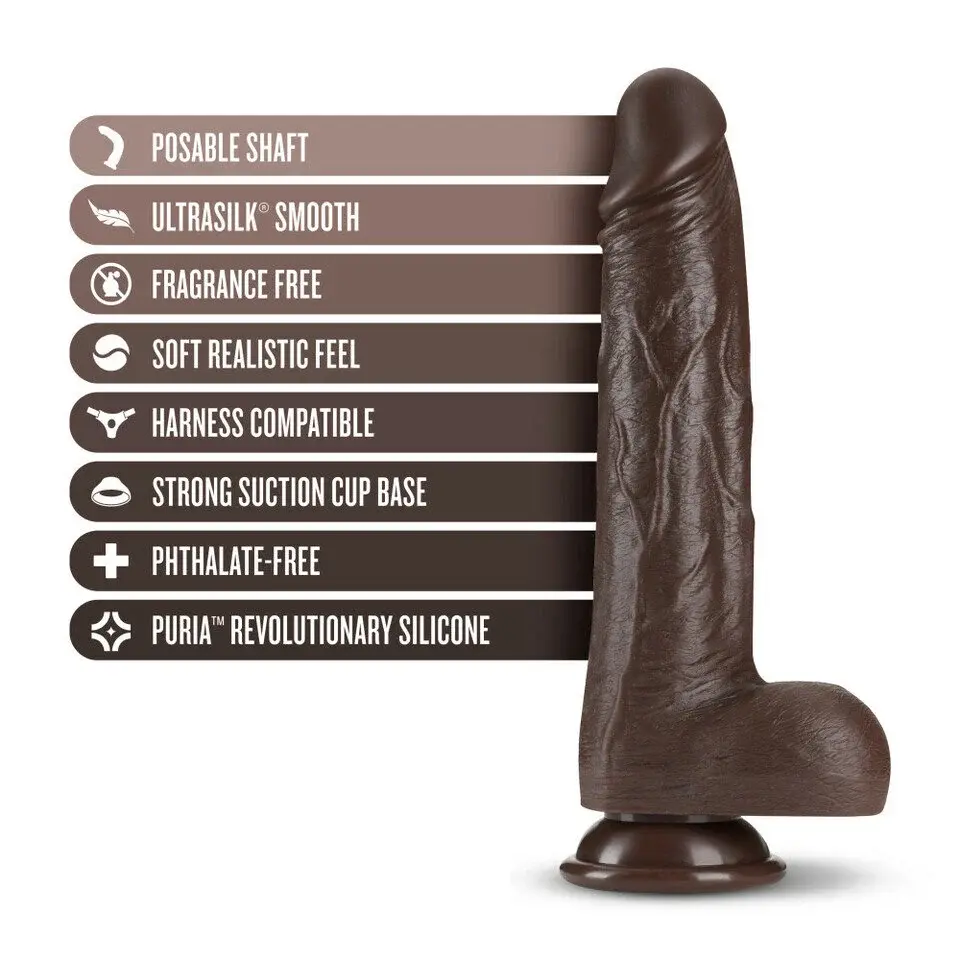 Thumbnail: DR.MURPHY 8 Inch Thrusting Gyrating Dild0 with Remote Control
