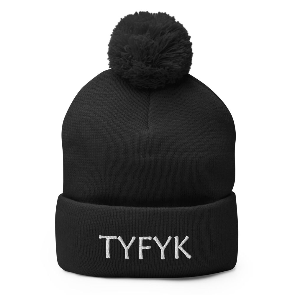 TYFYK Pom-Pom Beanie