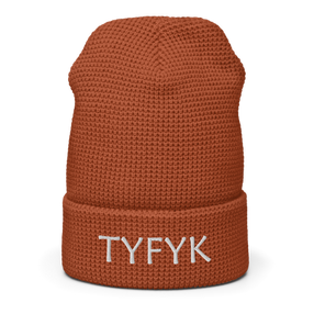 TYFYK waffle beanie skull cap