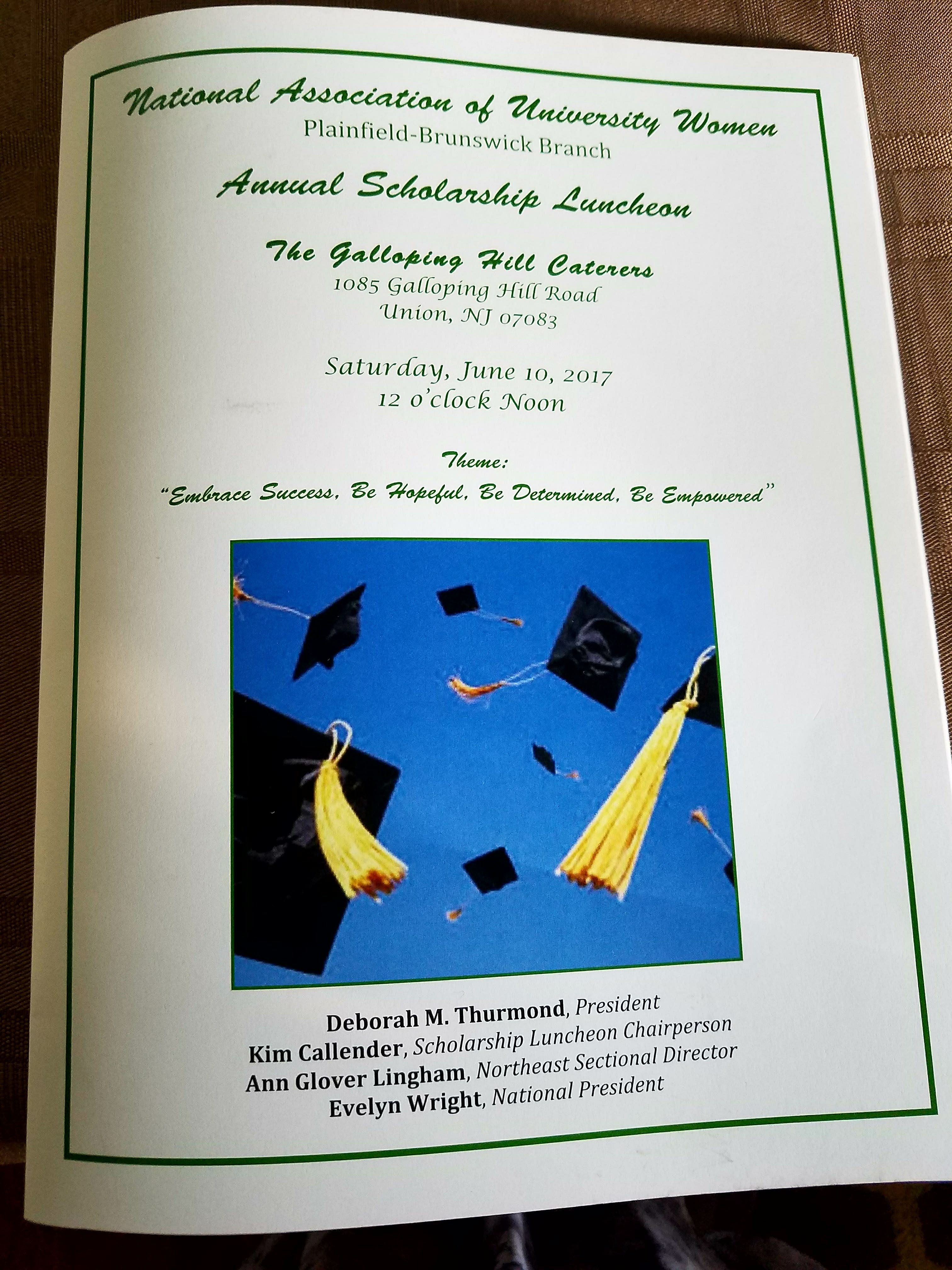 Scholarship Luncheon Journal