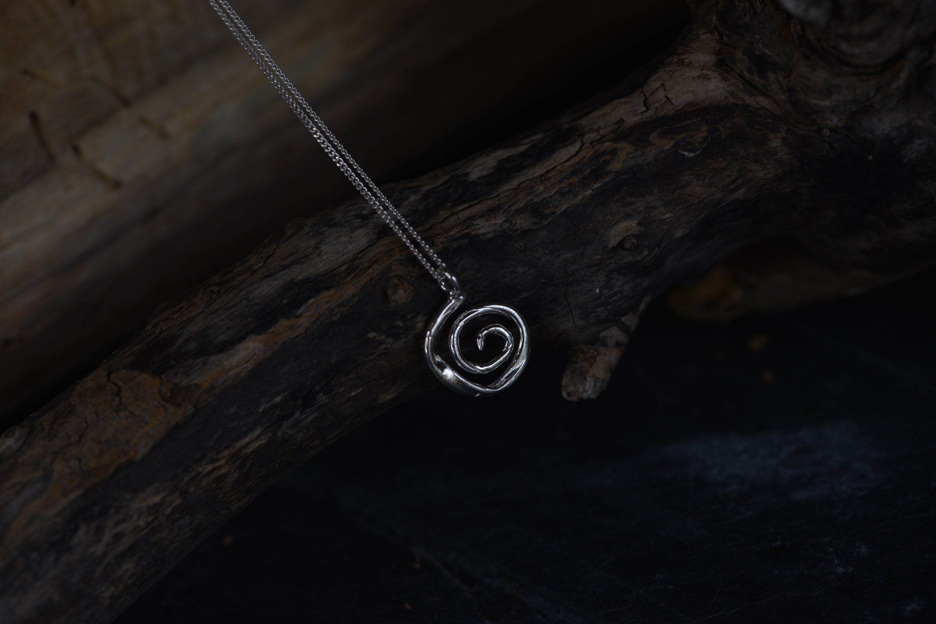 Mini Edina Spiral Pendant