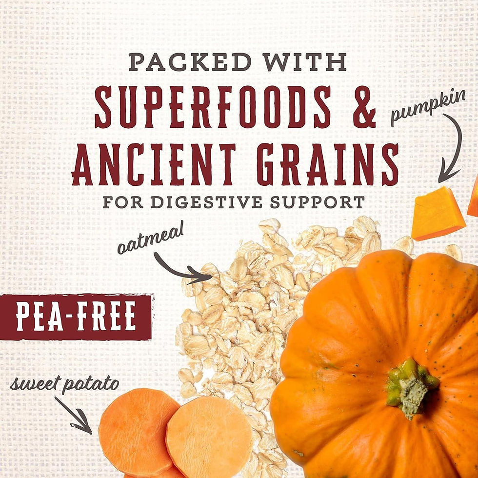 Thumbnail: Wholesomes Gourmet Rewards Smoky Bites Dog Treats 3 lbs with pumpkin, ancient grains, oatmeal, sweet potato; pea-free