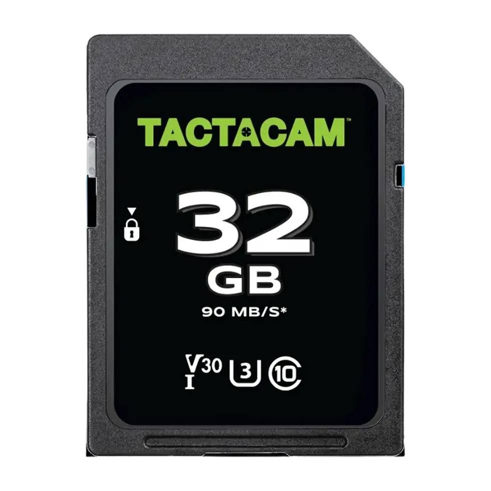 Front of Tactacam REVEAL 32GB SD Card