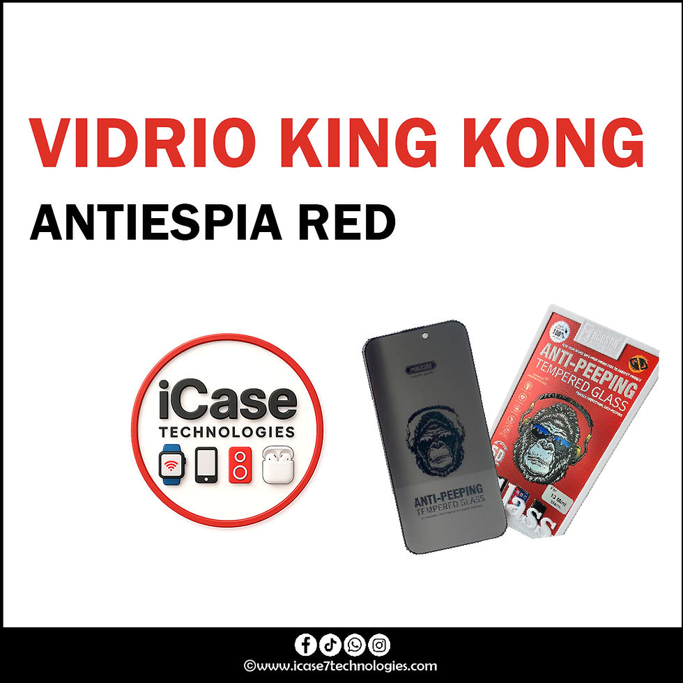 VIDRIO KIN KONG ANTIESPIA RED