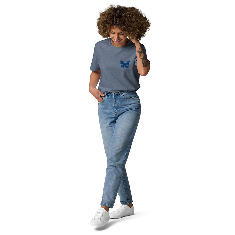 Thumbnail: Emerging Dark Blue Butterfly T-Shirt