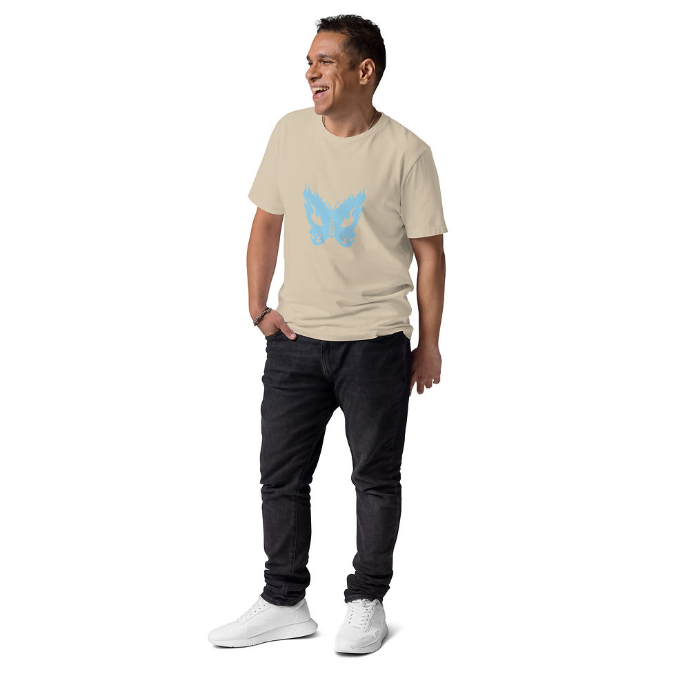 Thumbnail: Emerging Light Blue Butterfly T-Shirt