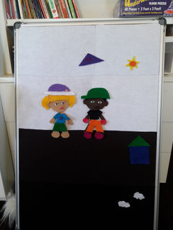 Preschool dress up dolls