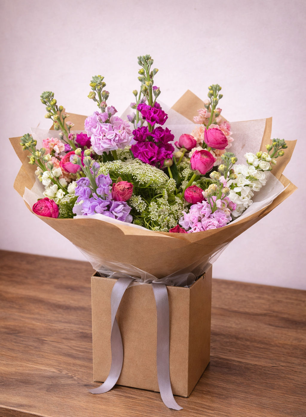 Seasonal Mix Luxury Handtied Flower Bouquet