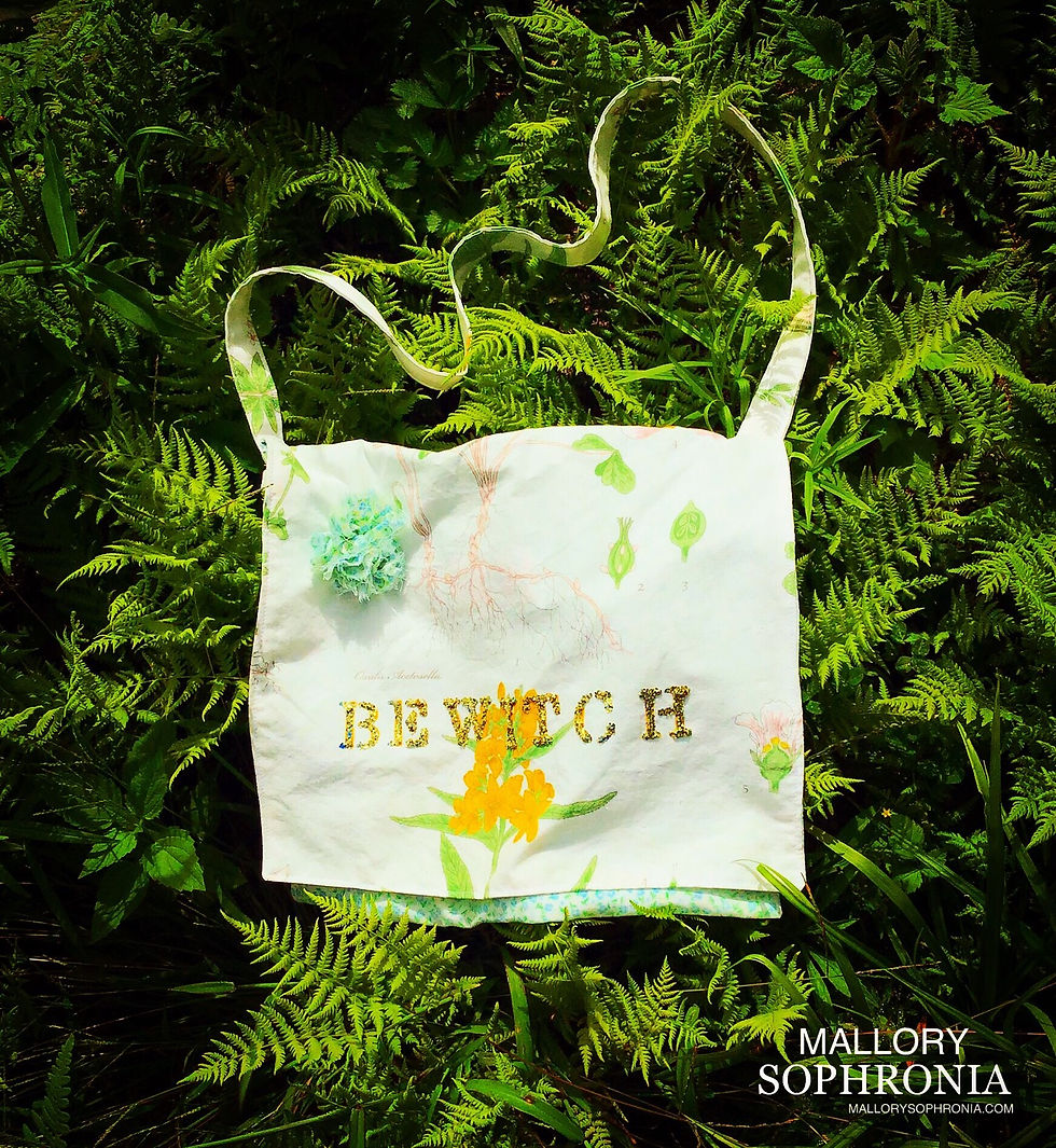 Thumbnail: Bewitch Golden Glitter 3-D Flower Satchel Shoulder Bag Purse