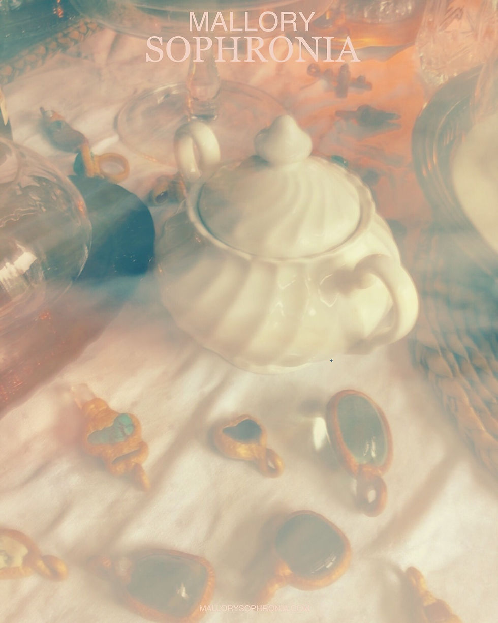 Thumbnail: Kali Labradorite, Howlite, Citrine Crystal + Marble Golden Key Pendant