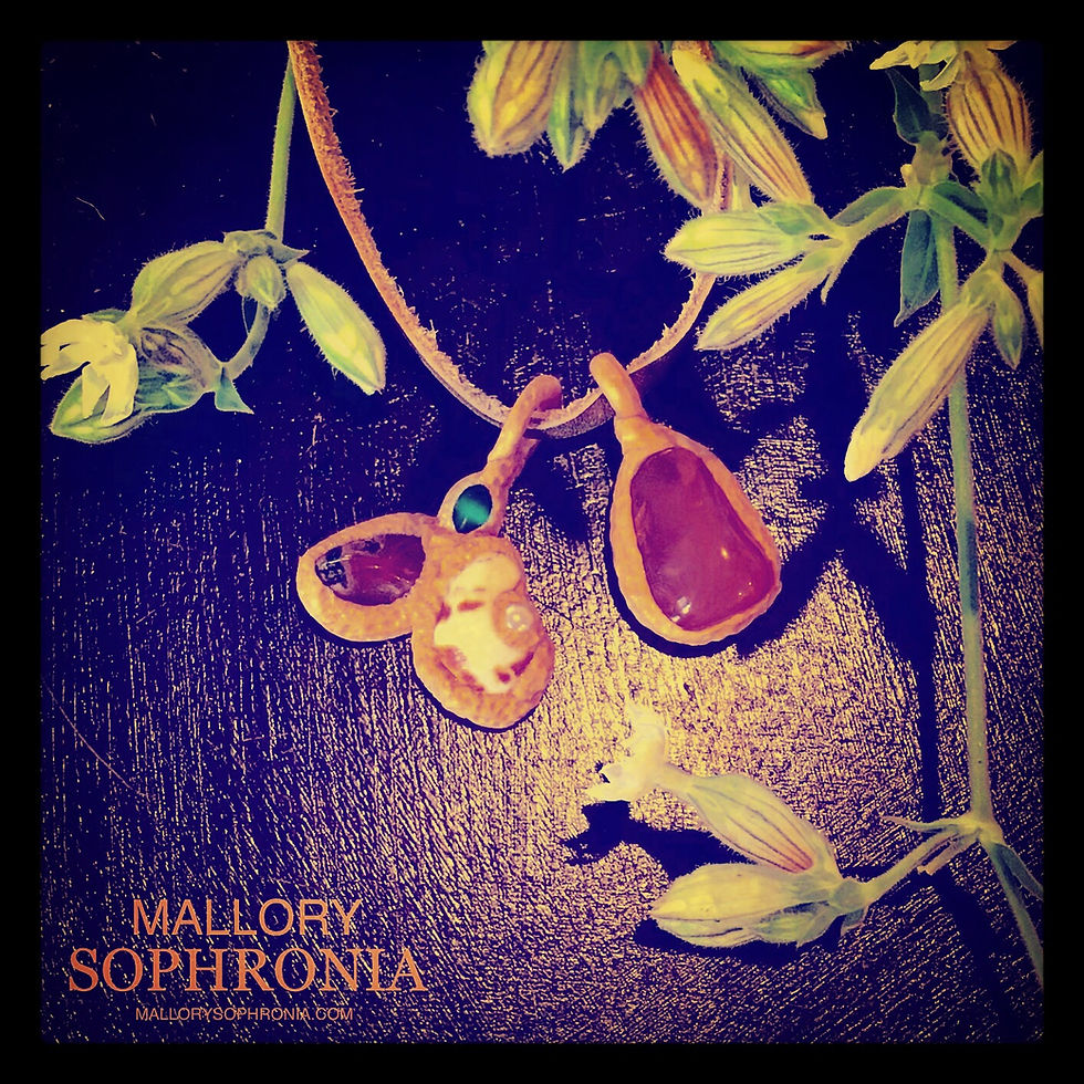 Thumbnail: Crystal + Shell Butterfly Wing Golden Charm Pendant Talisman