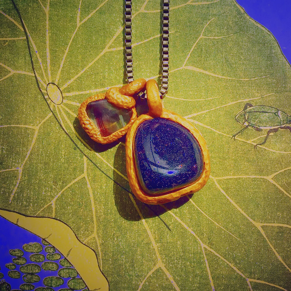Thumbnail: Purple Pacific North Flourite Pendant Stone Charm