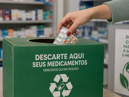 Especialista orienta a forma certa de descarta os medicamentos no lixo