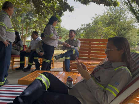 Empresa de cimentos do Ceará revitaliza espaço de convivência para os colaboradores