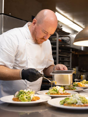 Chef Preparing the food