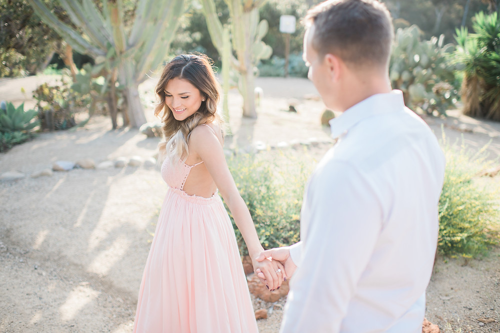 Engagement Photos - Romantic Desert Engagement Session