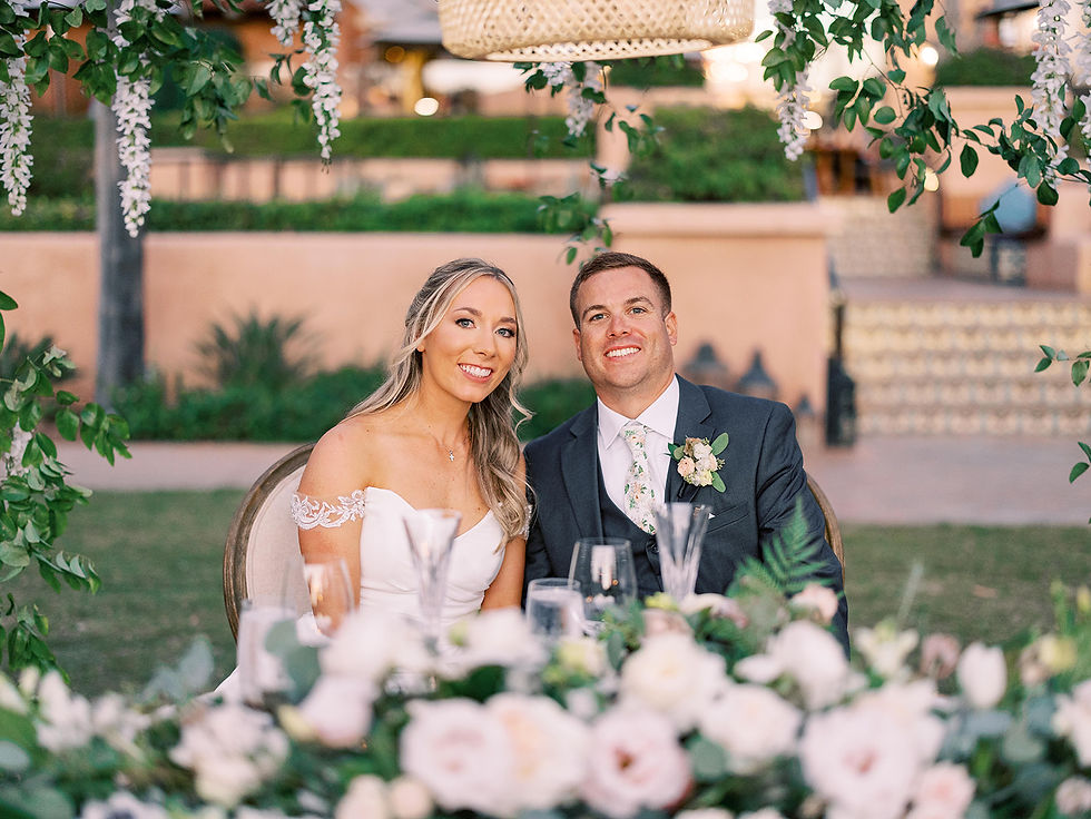 Bride and Groom at Rancho Valencia Wedding