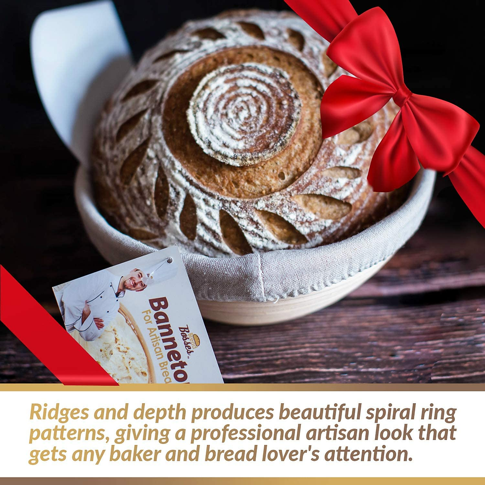 Thumbnail: 9 Inch Bread Banneton Proofing Basket