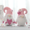Thumbnail: 2Pcs Valentines Plush Decorations, Handmade