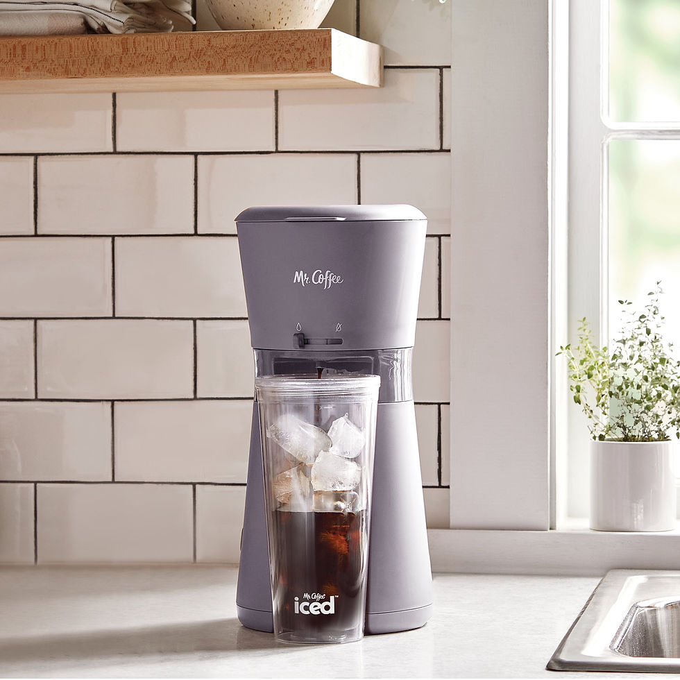 Thumbnail: Iced Coffee Maker with Reusable Tumbler and Coffee Filter
