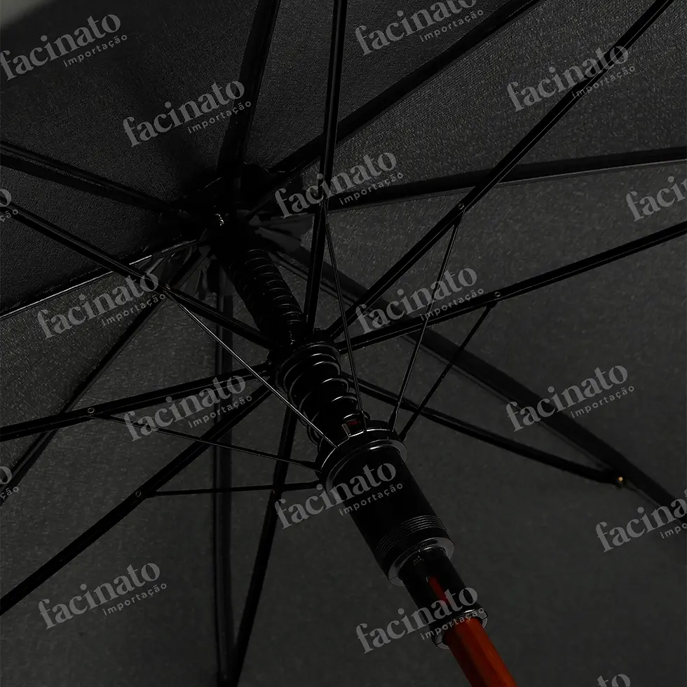Miniatura: Hastes do Guarda-Chuva Preto Onix