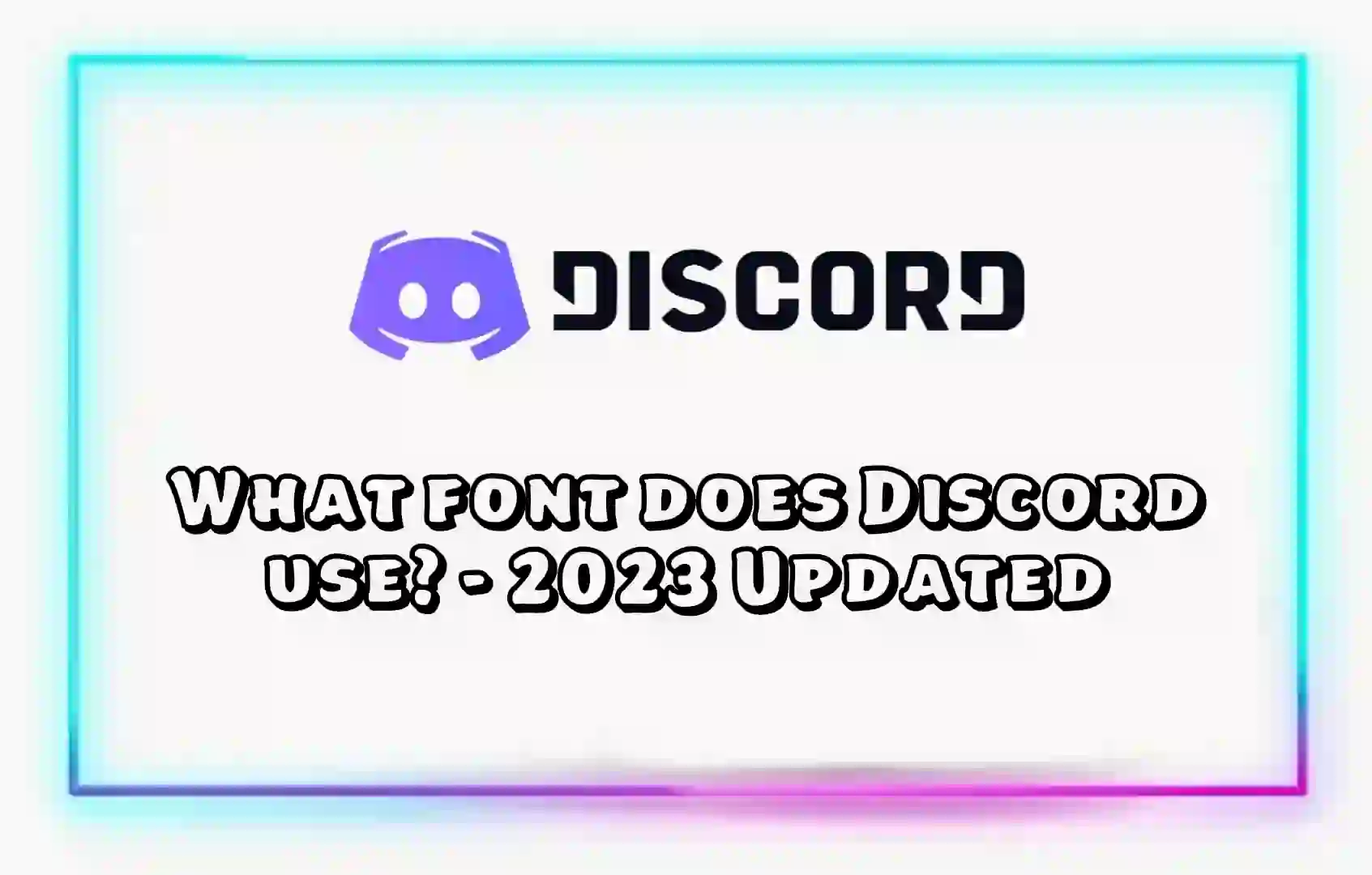 what font does discord use