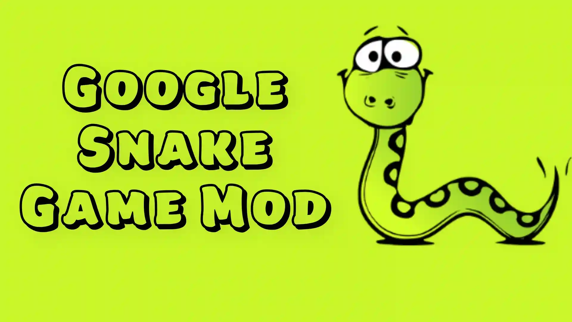 Google snake game mods