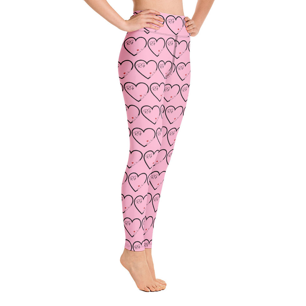 Thumbnail: Pretty In Pink Yoga Leggings