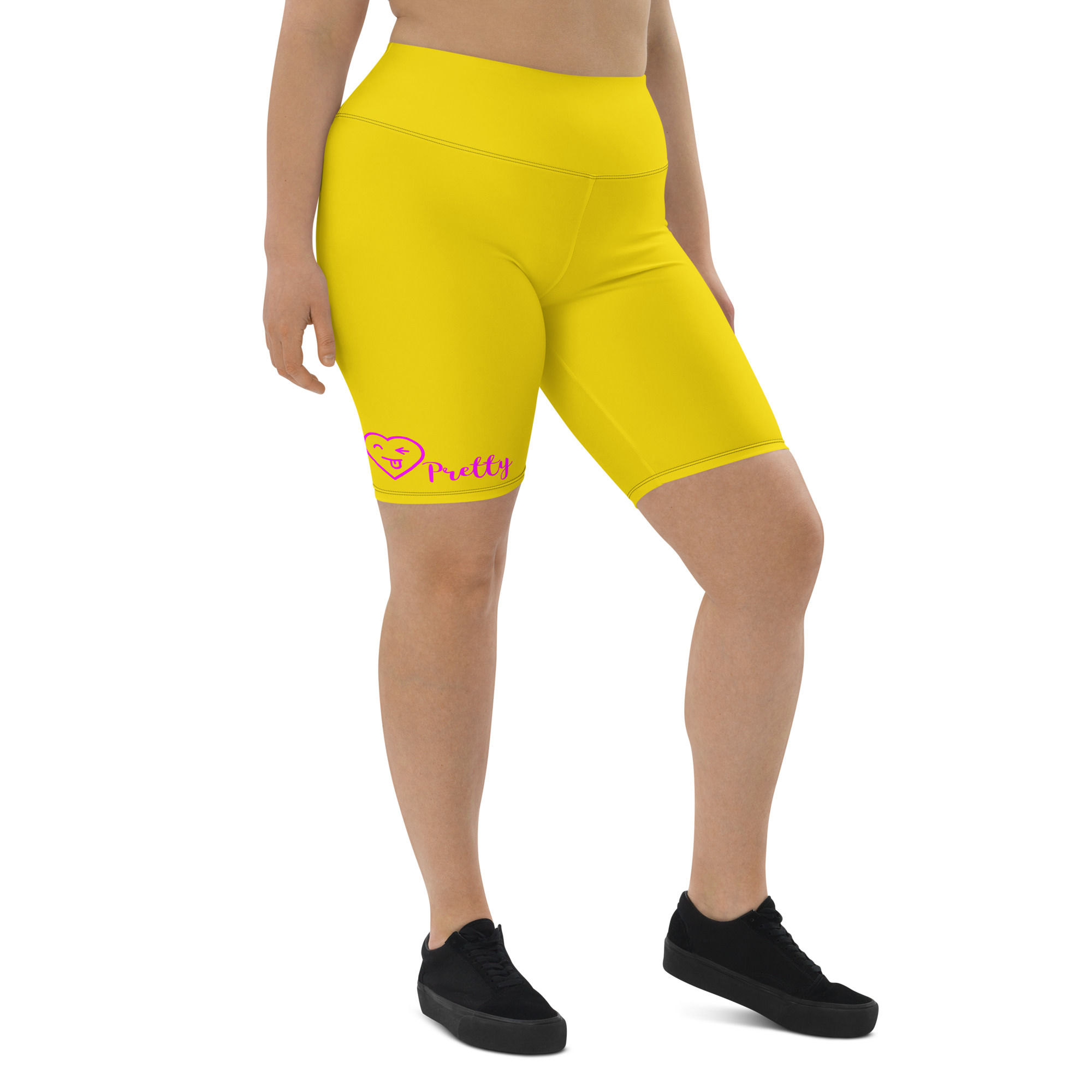 Keep Calm and Stay Pretty Biker Shorts