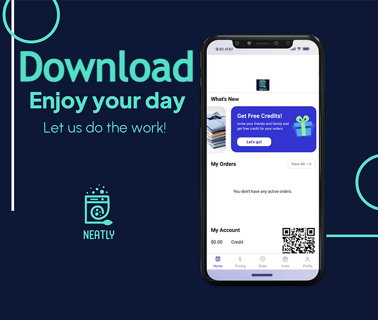 download neatly laundry app