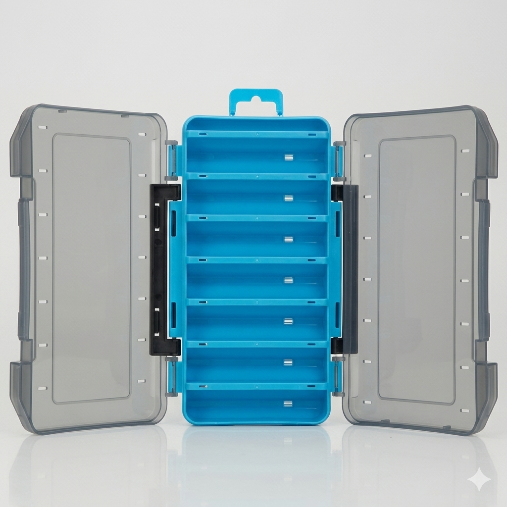 Dual-Sided Fishing Tackle Organizer
