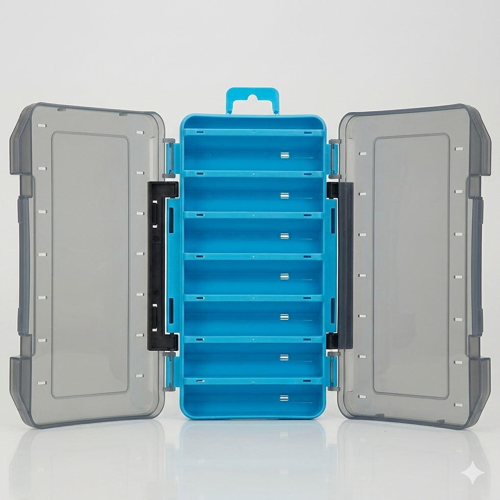 Dual-Sided Fishing Tackle Organizer