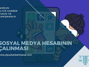 Sosyal Medya Hesabının Çalınması Suçu - Samsun Avukat