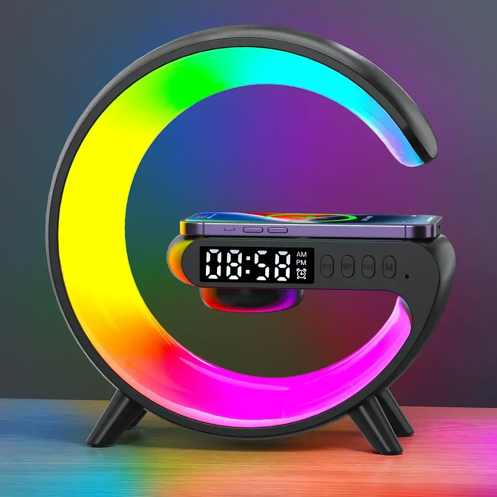 Miniatura: Carregador Sem Fio LED para iPhone e Android