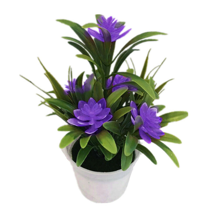 Miniatura: Flores Artificiais Naturalis Premium — Arranjo Decorativo com Vaso