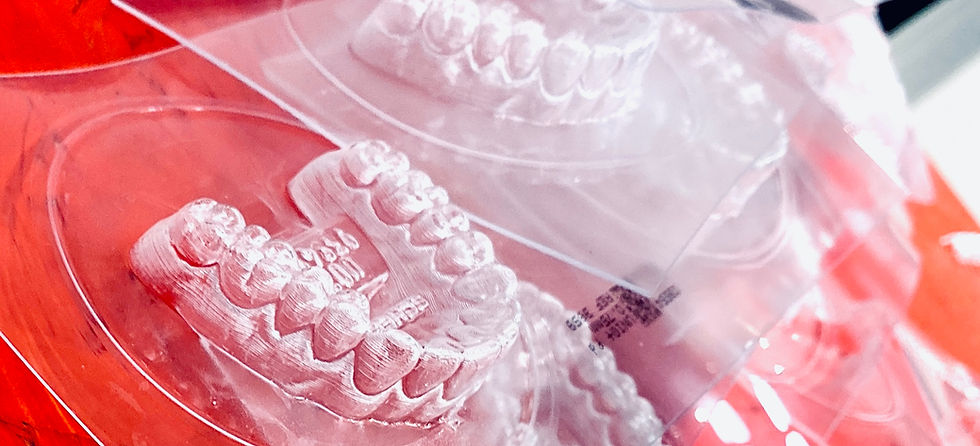 Thermoformed clear aligners