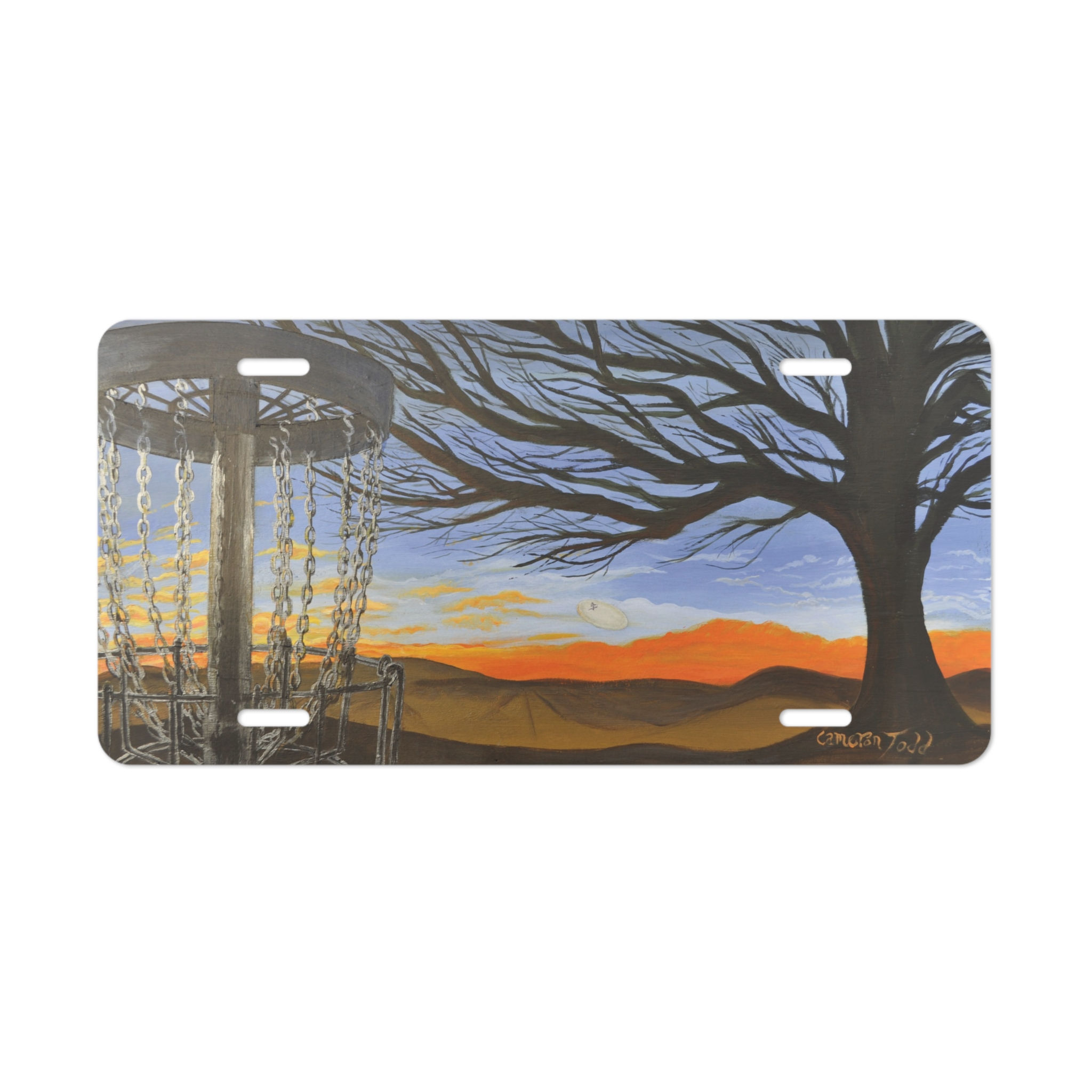 Shots of Serenity — Aluminum Vanity Plate