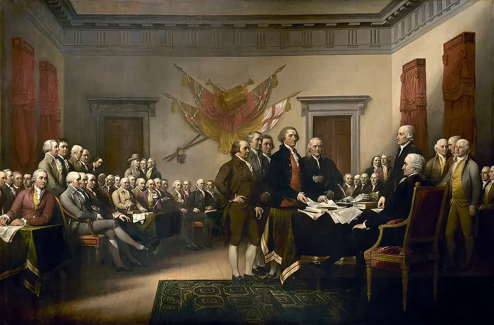 John Trumbull's Declaration of Independence