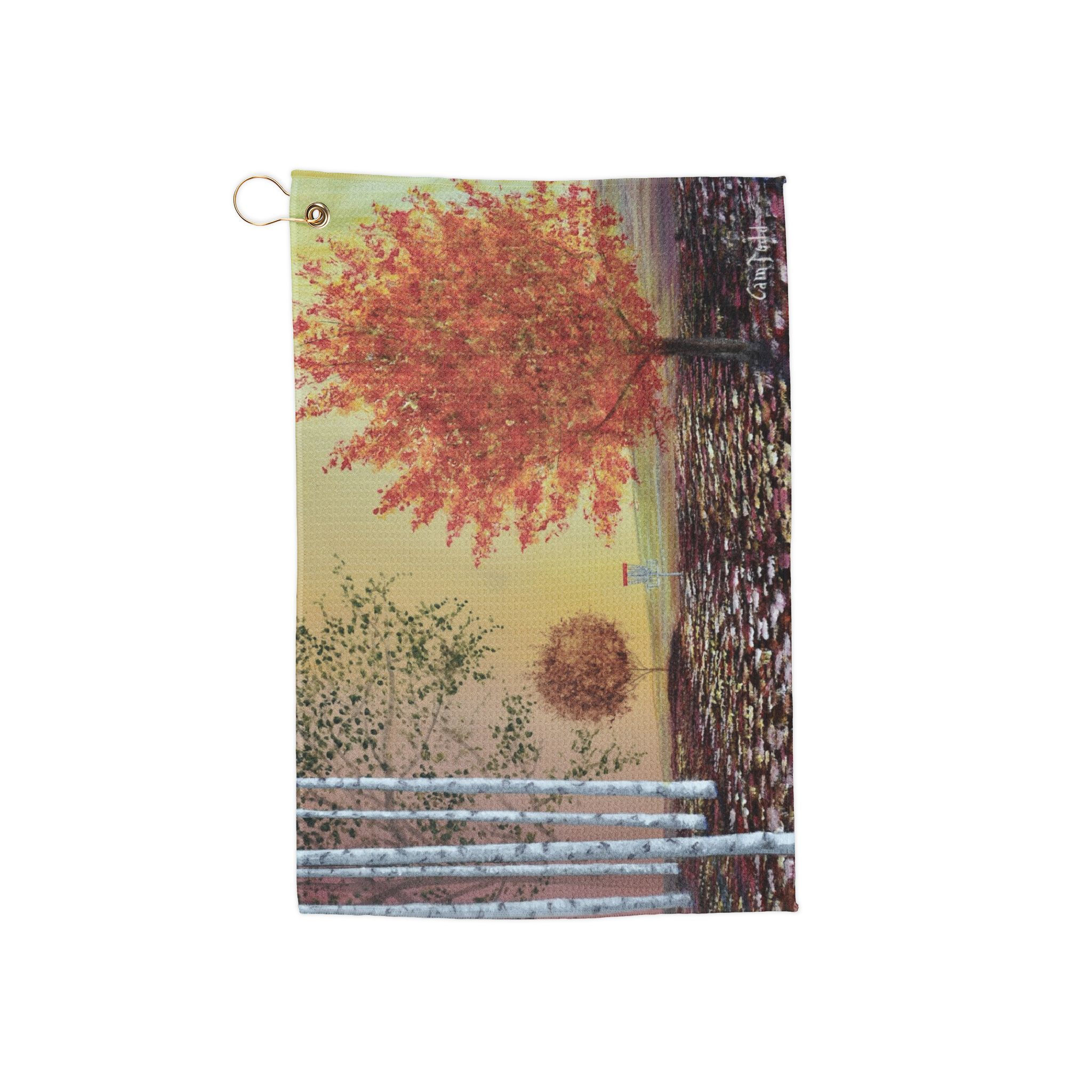 Burning Birch — Golf Towel
