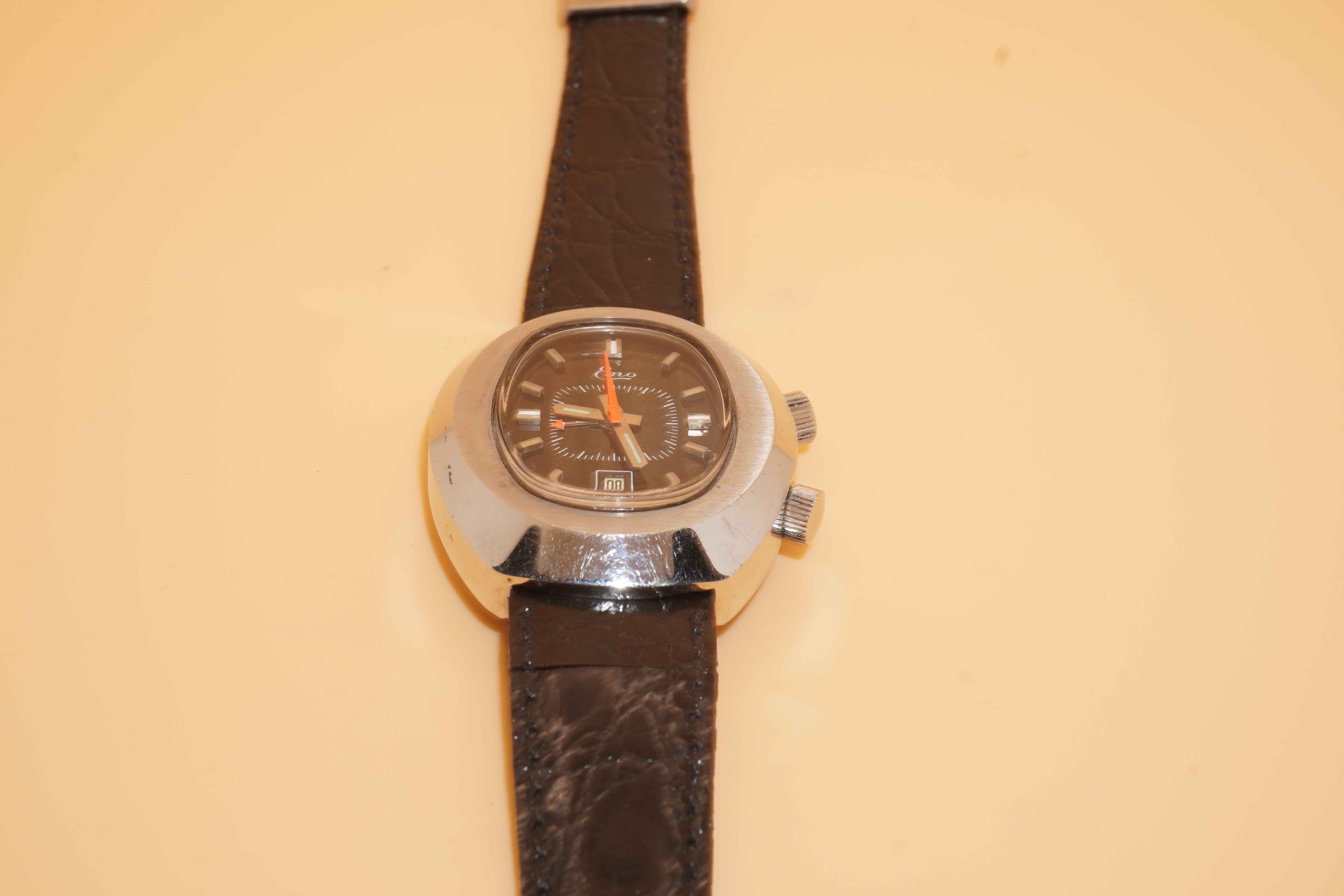 Vintage Swiss Mechanical Oval Alarm Watch – 1970