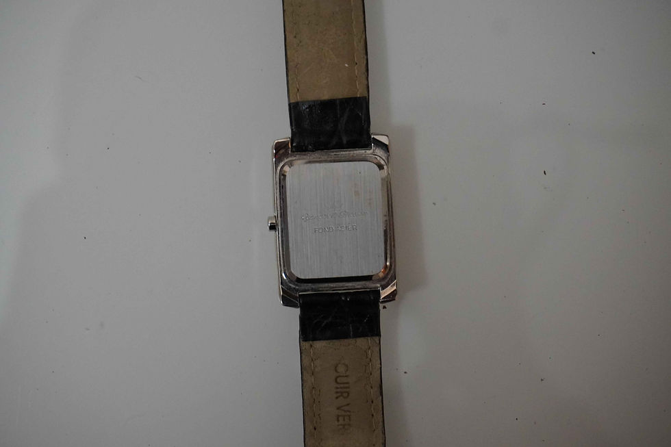 Thumbnail: Younger & Bresson Rectangular Quartz Watch with Date