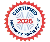 National Notary Association (NNA) Certified Signing Agent seal for 2026