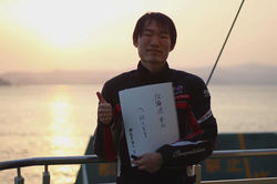 天草から鹿児島に渡る船で名古屋から来てる九州ツーのライダーさんと旅の話と