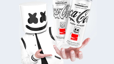 Coca Cola'dan sınırlı sayıda sunulacak yeni içecek: Marshmello's Limited Edition