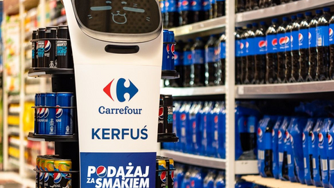 Carrefour ve PepsiCo işbirliği kapsamında mağaza robotları test ediliyor