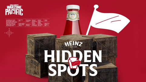 Heinz, oyuncuların oyunlarda rahatça atıştırabilecekleri 'Gizli Nokta' belirledi