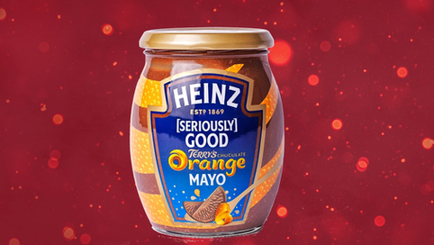 Heinz ve Terry's işbirliği kapsamında ortaya çıkan dünyada bir ilk: Çikolatalı portakallı mayonez